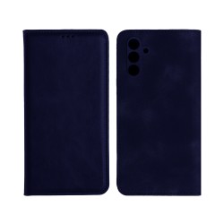 Leather Flip Cover with Camera Shield and Internal Pocket for Samsung Galaxy A24 Blue Leather Flip Cover with Camera Shield and Internal Pocket for Samsung Galaxy A24 Blue